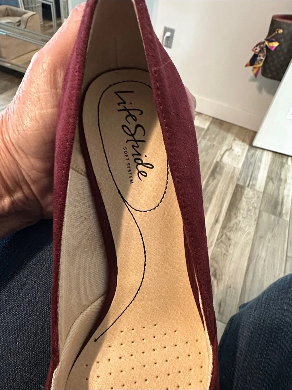 LifeStride New heels , 👠 Burgundy sz 9